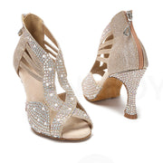 Diamond-encrusted Senior Dance Shoe Women