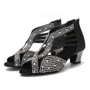 Diamond-encrusted Senior Dance Shoe Women