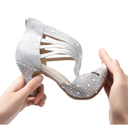 Diamond-encrusted Senior Dance Shoe Women
